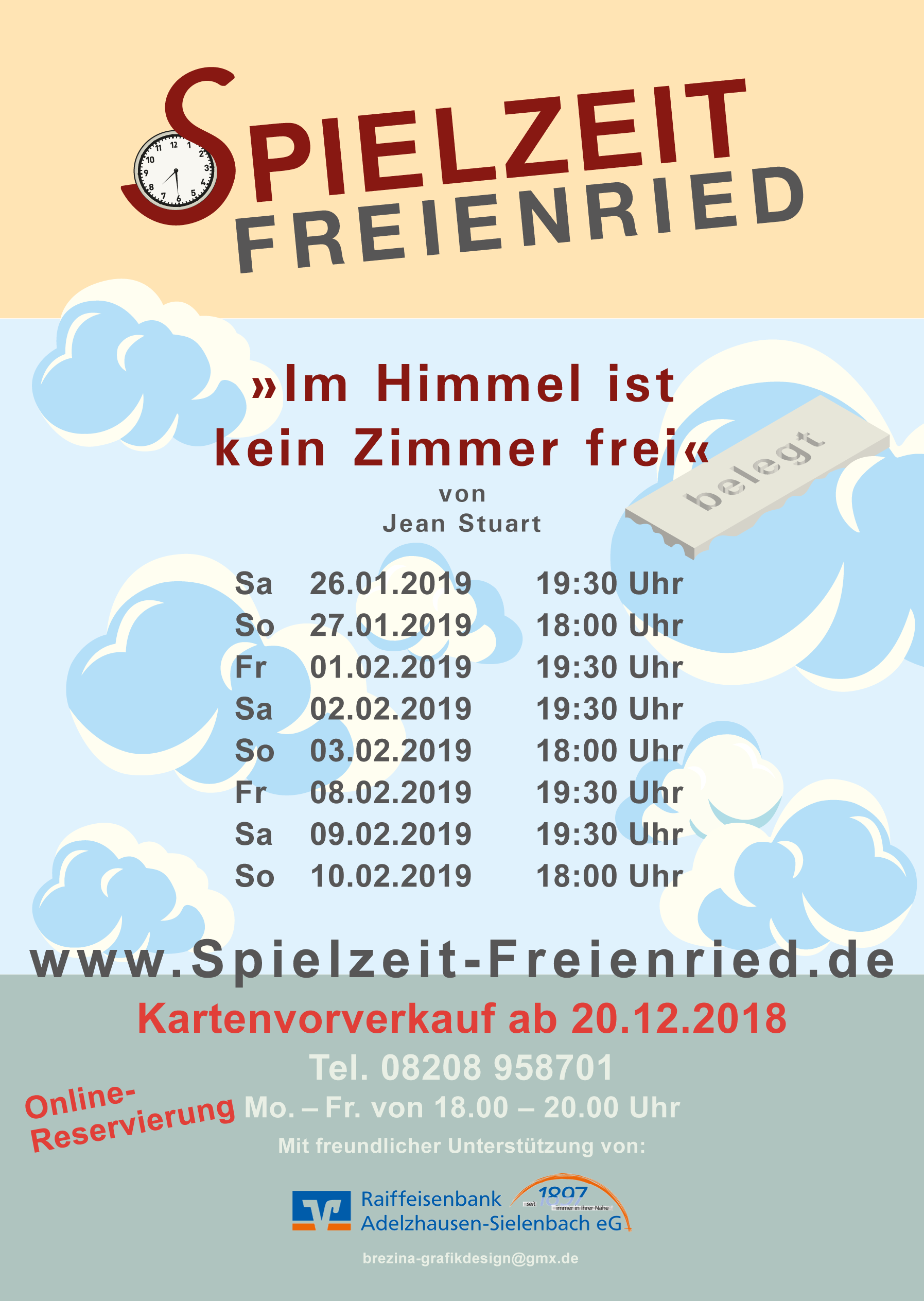 Flyer Im Himmel ist kein Zimmer frei